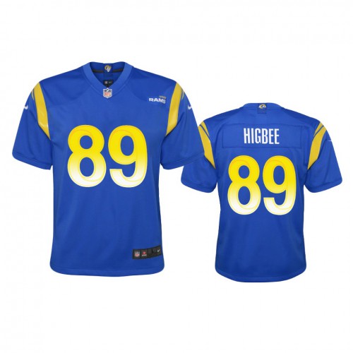 Los Angeles Los Angeles Rams #89 Tyler Higbee Youth Game Jersey - Royal Youth