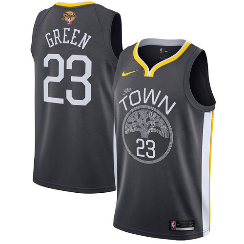 Golden State Golden State Warriors #23 Draymond Green Mens Black 2022 Finals Swingman Statement Edition Jersey Mens