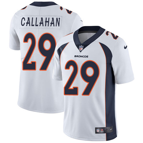 Denver Broncos #29 Bryce Callahan White Men's Stitched Vapor Untouchable Limited Jersey Men's
