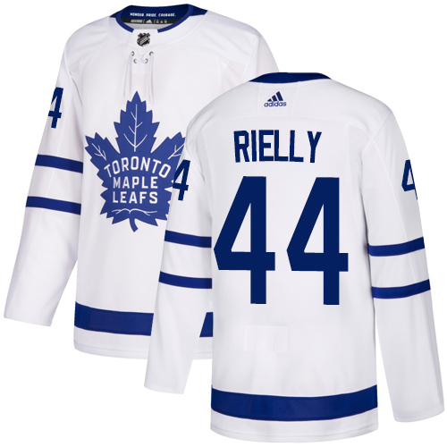 Adidas Maple Toronto Maple Leafs #44 Morgan Rielly White Road Authentic Stitched Jersey Men's