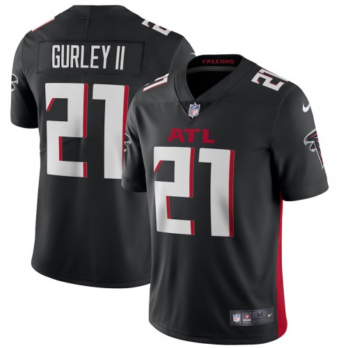 Atlanta Atlanta Falcons #21 Todd Gurley II Men's Black 2020 Vapor Untouchable Limited Jersey Men's
