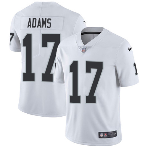 Youth Raiders #17 Davante Adams White Stitched Vapor Untouchable Limited Jersey