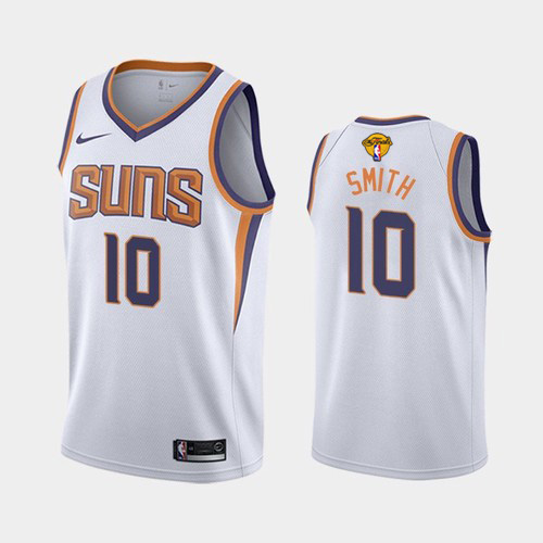 Phoenix Suns #10 Jalen Smith Mens 2021 Finals Bound Swingman Association Edition Jersey White Mens