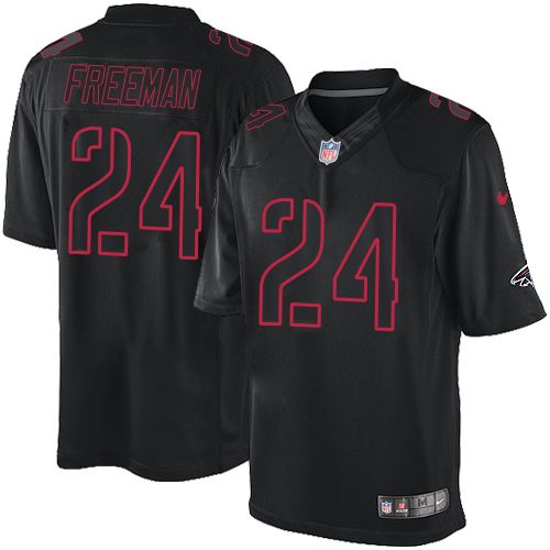 Atlanta Falcons #24 Devonta Freeman Black Men's Stitched Impact Limited Jersey Men's