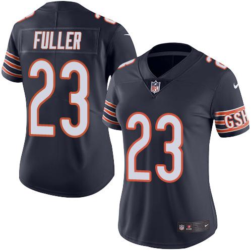 Chicago Bears #23 Kyle Fuller Navy Blue Team Color Women's Stitched Vapor Untouchable Limited Jersey Womens