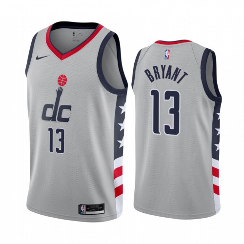 Washington Wizards #13 Thomas Bryant Gray Womens Swingman 2020-21 City Edition Jersey Womens