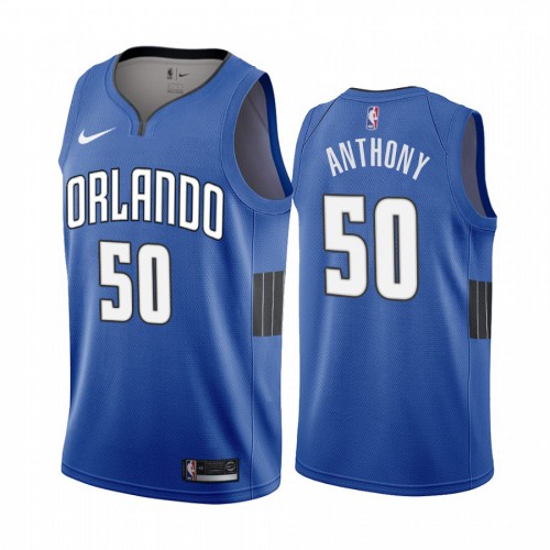 Orlando Magic #50 Cole Anthony Blue Swingman Statement Edition 2019/2020 Jersey Mens