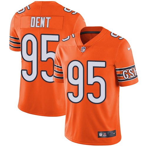 Chicago Bears #95 Richard Dent Orange Men's Stitched Limited Rush Jersey Men's