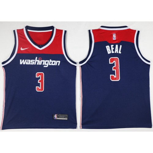 Washington Wizards #3 Bradley Beal Navy Blue Swingman Statement Edition Jersey Mens