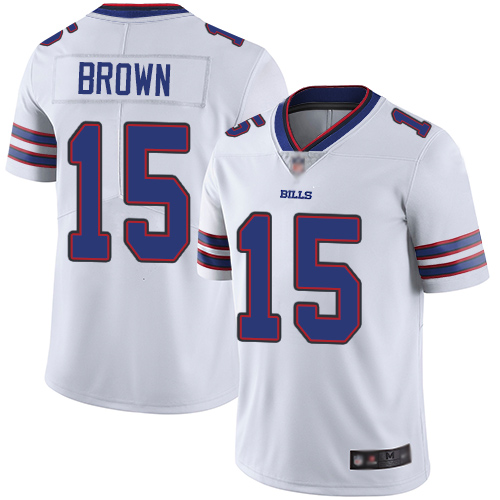 Buffalo Bills #15 John Brown White Men's Stitched Vapor Untouchable Limited Jersey Men's