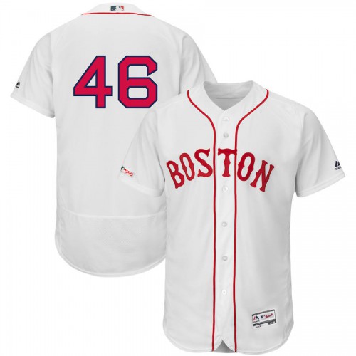 Boston Boston Red Sox #46 Craig Kimbrel Majestic Alternate Authentic Collection Flex Base Player Jersey White Men's