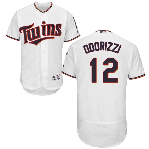 Minnesota Twins #12 Jake Odorizzi White Flexbase Authentic Collection Stitched Jersey Men's