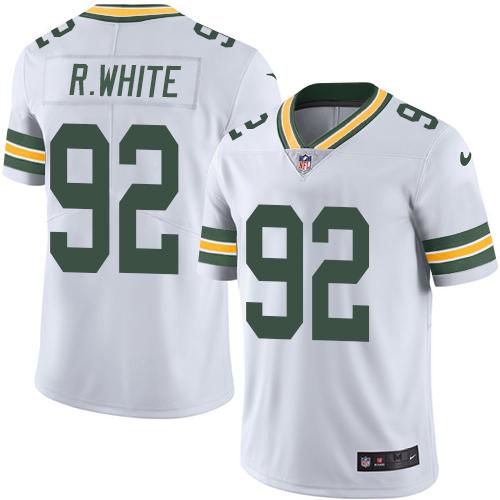Packers #92 Reggie White White Men's Stitched Vapor Untouchable Limited Jersey