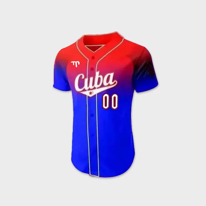 CUSTOM Cuba Red 2023 World Baseball Classic Jersey Men Women Youth