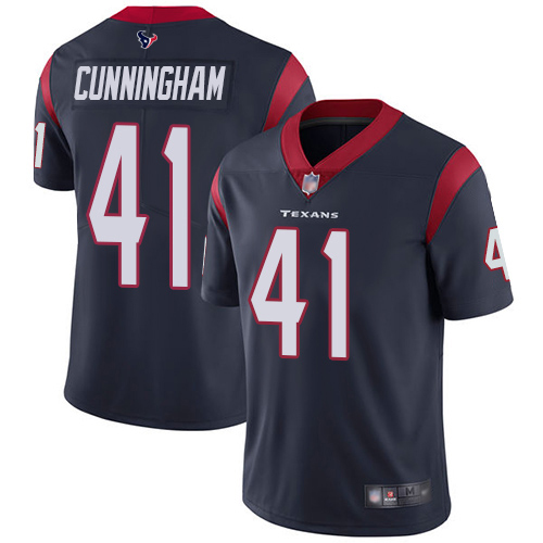 Houston Texans #41 Zach Cunningham Navy Blue Team Color Youth Stitched Vapor Untouchable Limited Jersey Youth