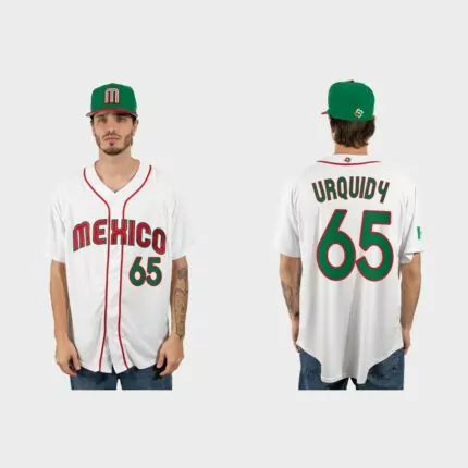 Jose Urquidy Mexico Baseball 2023 World Baseball Classic Jersey – White