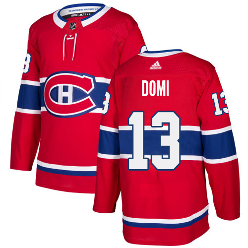 Adidas Montreal Canadiens #13 Max Domi Red Home Authentic Stitched Youth Jersey Youth