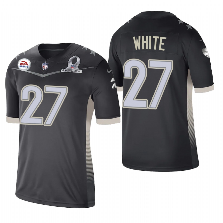 Buffalo Bills #27 Tre'Davious White 2021 AFC Pro Bowl Game Anthracite Jersey