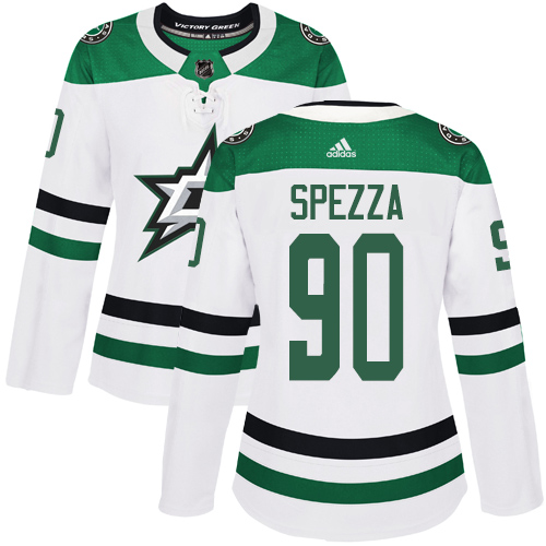 Adidas Dallas Stars #90 Jason Spezza White Road Authentic Women's Stitched Jersey Womens