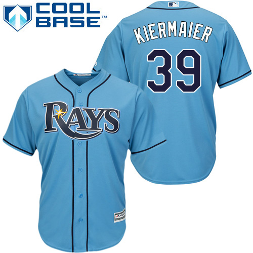 Tampa Bay Rays #39 Kevin Kiermaier Light Blue New Cool Base Stitched Jersey Men's
