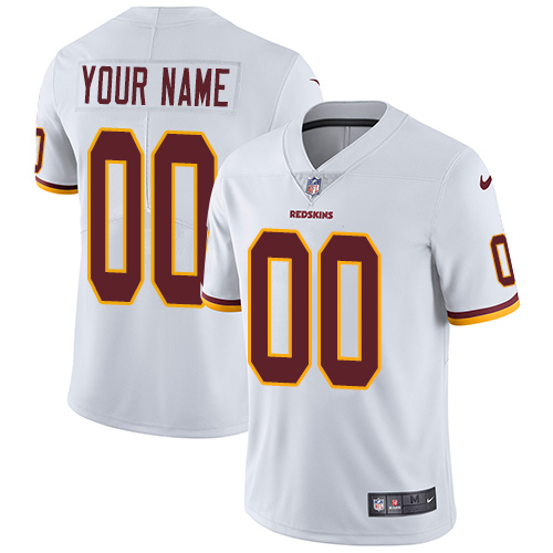 Washington Commanders Customized White Stitched Vapor Untouchable Limited Men's Jersey