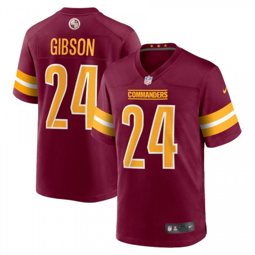 Washington Washington Commanders #24 Antonio Gibson Burgundy Youth Game Jersey Youth