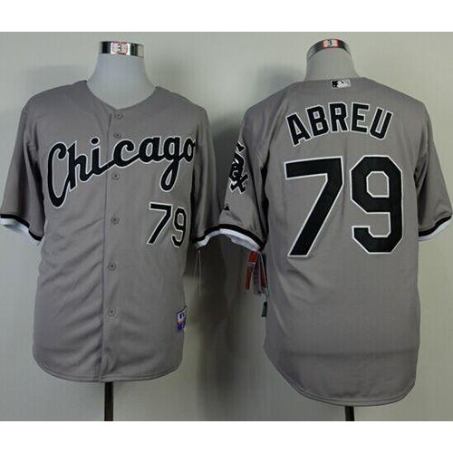 Chicago White Sox #79 Jose Abreu Grey Cool Base Stitched Jersey Men's