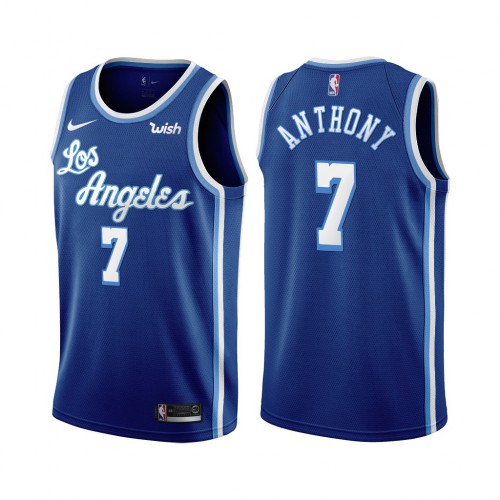 Los Angeles Los Angeles Lakers #7 Carmelo Anthony Womens Blue 2019-20 Classic Edition Stitched Jersey Womens