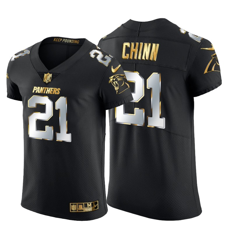 Carolina Panthers #21 Jeremy Chinn Men's Black Edition Vapor Untouchable Elite Jersey