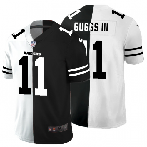 Las Vegas Las Vegas Raiders #11 Henry Ruggs III Men's Black V White Peace Split Vapor Untouchable Limited Jersey Men's