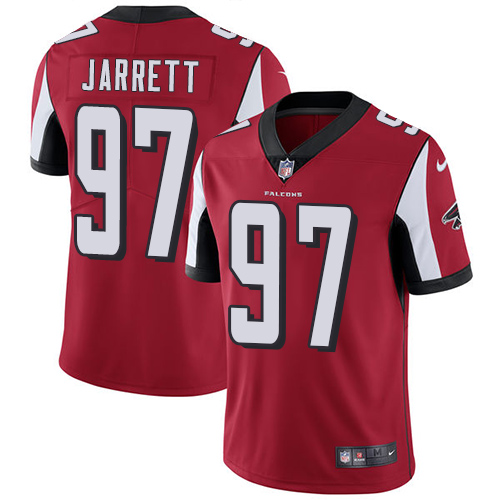 Atlanta Falcons #97 Grady Jarrett Red Team Color Men's Stitched Vapor Untouchable Limited Jersey Men's