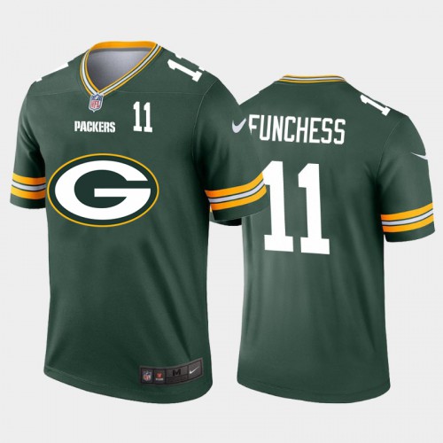 Green Bay Green Bay Packers #11 Devin Funchess Green Men's Big Team Logo Player Vapor Limited Jersey Men's