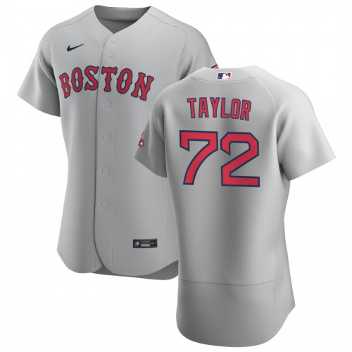 Boston Boston Red Sox #72 Josh Taylor Men's Gray Road 2020 Authentic Team Jersey Men's