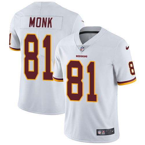 Washington Commanders #81 Art Monk White Men's Stitched Vapor Untouchable Limited Jersey Men's