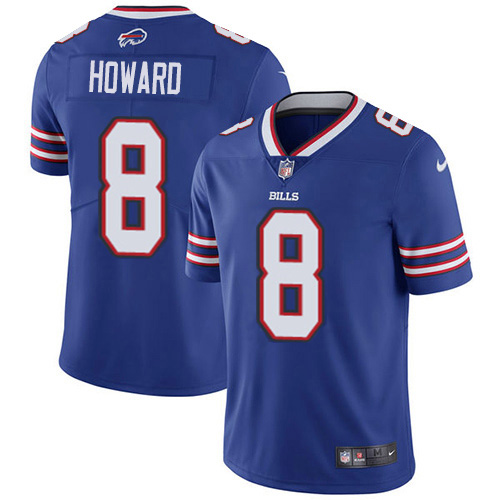 Buffalo Buffalo Bills #8 O. J. Howard Royal Blue Team Color Men's Stitched Vapor Untouchable Limited Jersey Men's