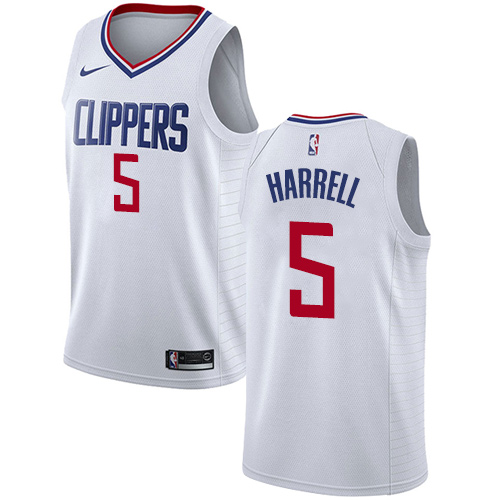 Los Angeles Clippers #5 Montrezl Harrell White Youth Swingman Association Edition Jersey Youth