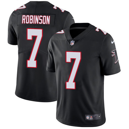Falcons #7 Bijan Robinson Black Alternate Stitched Youth Vapor Untouchable Limited Jersey