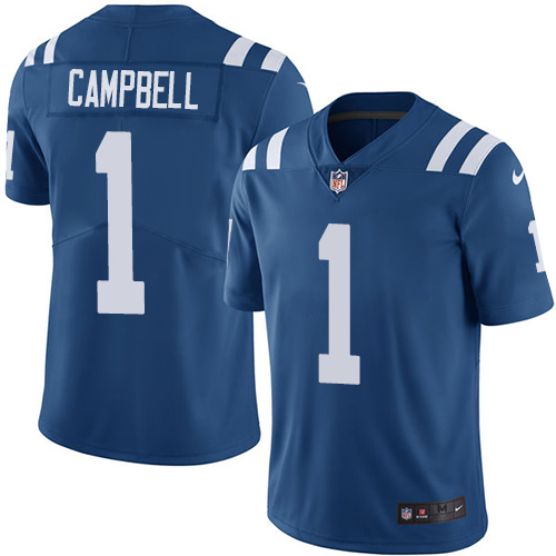 Colts #1 Parris Campbell Men's Royal Retired Player Limited Jersey
