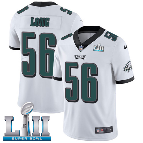 Philadelphia Eagles #56 Chris Long White Super Bowl LII Youth Stitched Vapor Untouchable Limited Jersey Youth