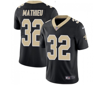 Men's Youth Women's New Orleans Saints #32 Tyrann Mathieu Black Vapor Limited Stitched Jersey