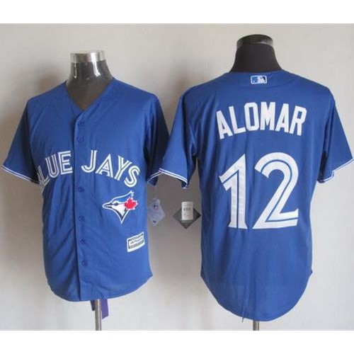 Toronto Blue Jays #12 Roberto Alomar Blue New Cool Base Stitched Jersey Men's