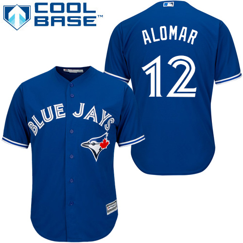 Toronto Blue Jays #12 Roberto Alomar Blue Cool Base Stitched Youth Jersey Youth