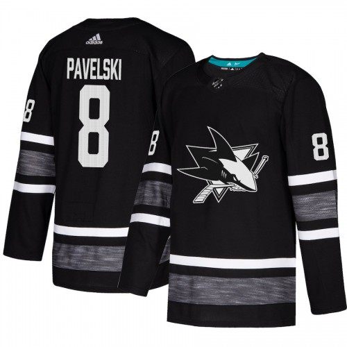Adidas San Jose Sharks #8 Joe Pavelski Black Authentic 2019 All-Star Stitched Youth Jersey Youth