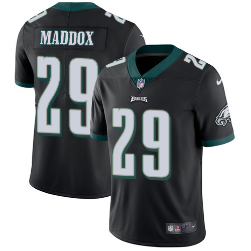 Philadelphia Eagles #29 Avonte Maddox Black Alternate Men's Stitched Vapor Untouchable Limited Jersey Men's
