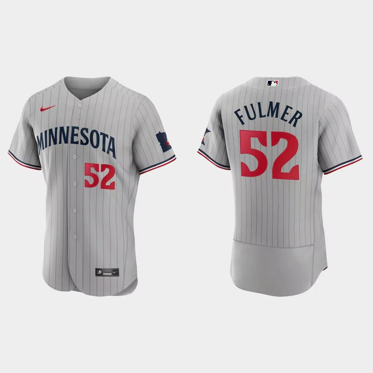 Minnesota Twins #52 Michael Fulmer Men's 2023 Authentic Jersey - Gray