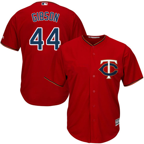 Minnesota Twins #44 Kyle Gibson Red Cool Base Stitched Jersey Men's