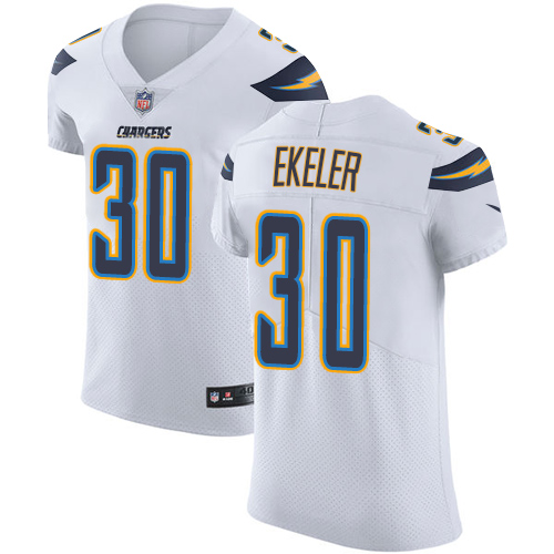Chargers #30 Austin Ekeler White Men's Stitched Vapor Untouchable Elite Jersey