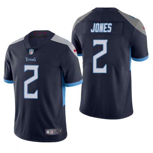 Tennessee Titans #2 Julio Jones Navy Blue Team Color Men's Stitched Vapor Untouchable Limited Jersey Men's