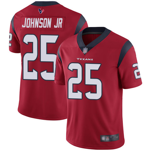 Houston Texans #25 Duke Johnson Jr Red Alternate Youth Stitched Vapor Untouchable Limited Jersey Youth