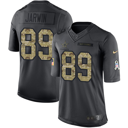 Dallas Cowboys #89 Blake Jarwin Black Men's Stitched Limited 2016 Salute to Service Jersey Men's